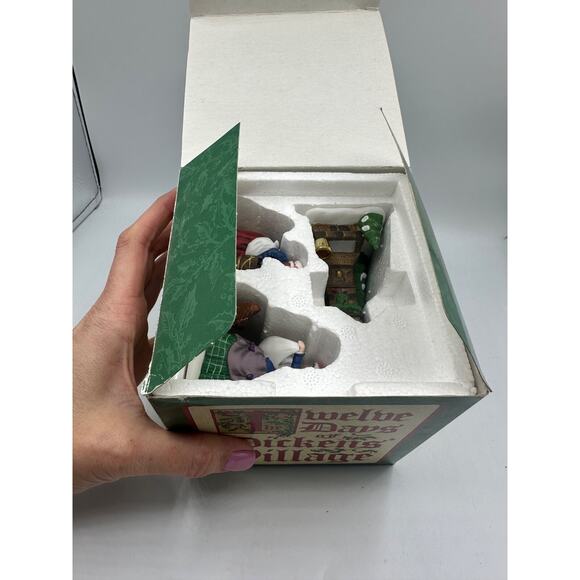 Department 56 - Three French Hens - 12 Days of Dickens Christmas - Picture 10 of 11